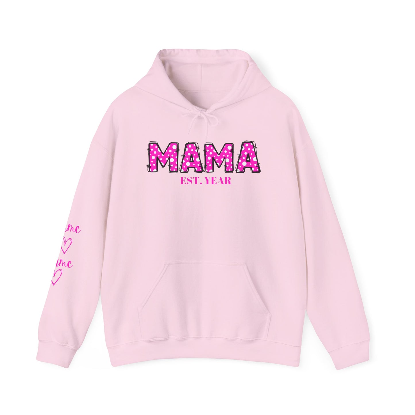 MAMA Pink Hooded Sweatshirt