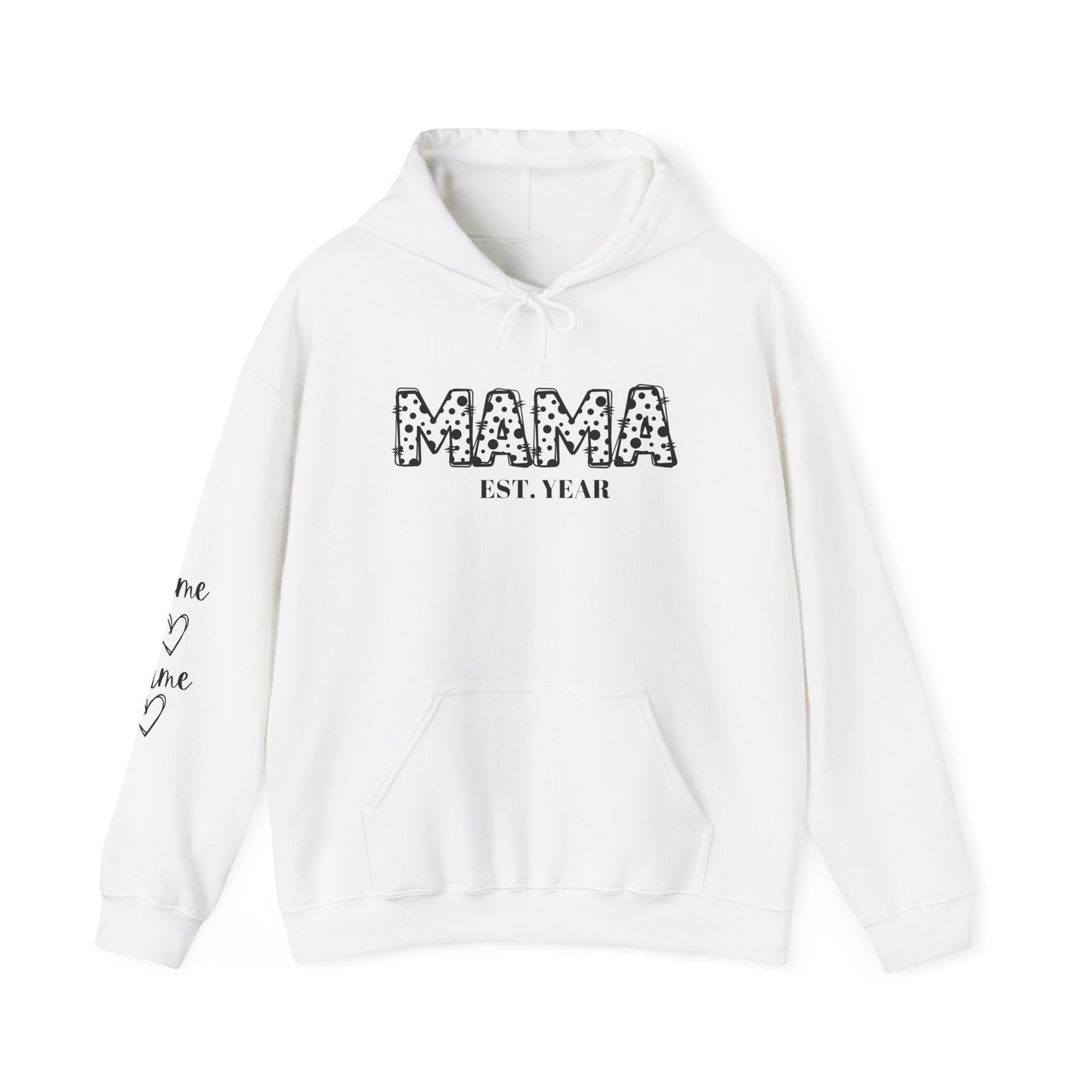 MAMA Black and White™ Hooded Sweatshirt