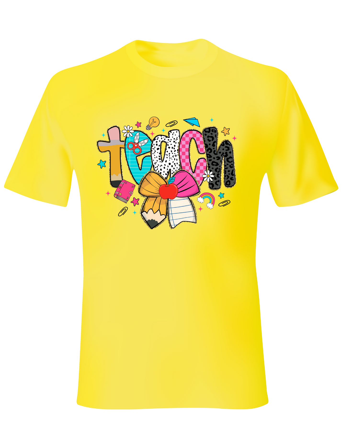 Colorful Teacher Tee