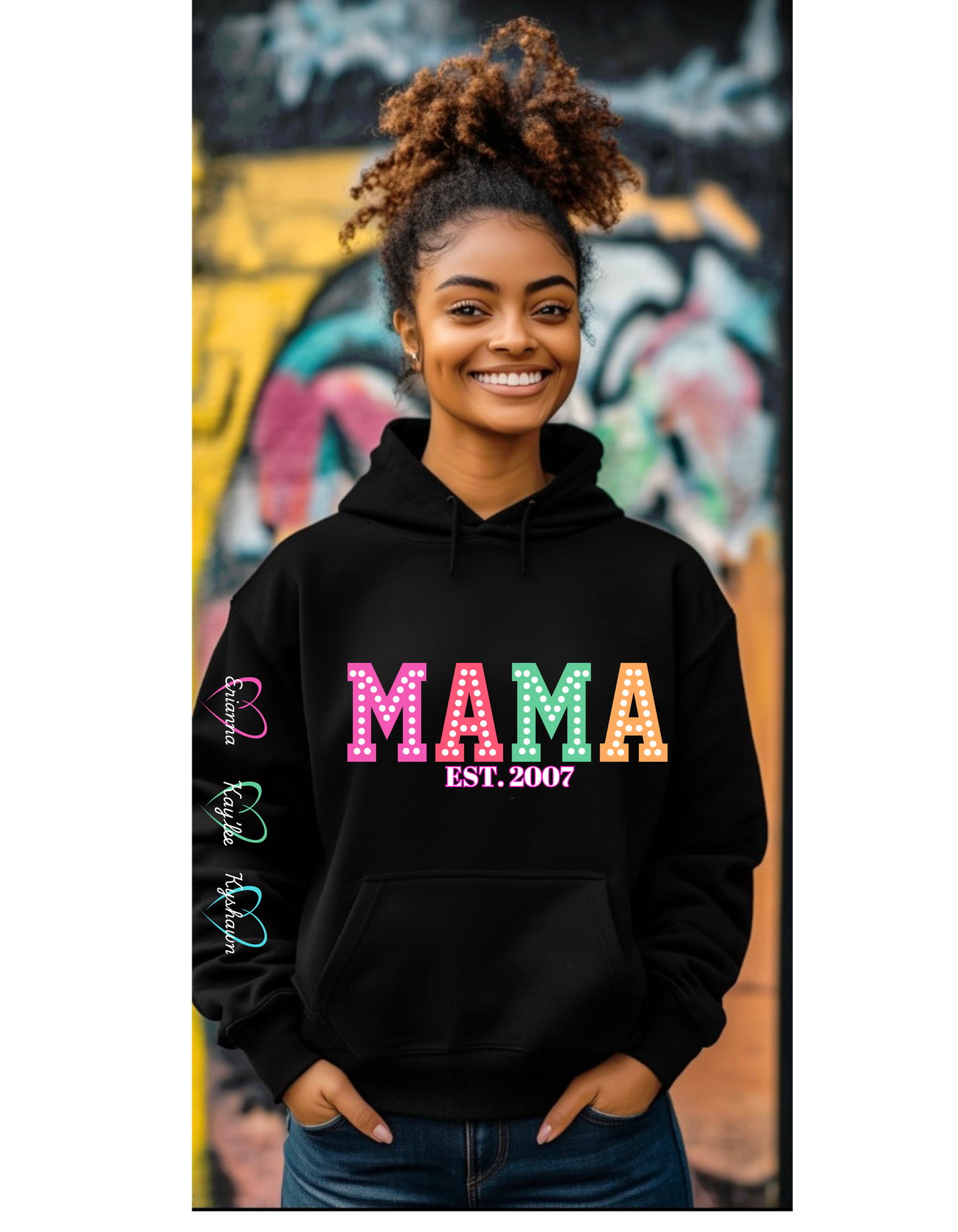 MAMA Colorful™ Hooded Sweatshirt