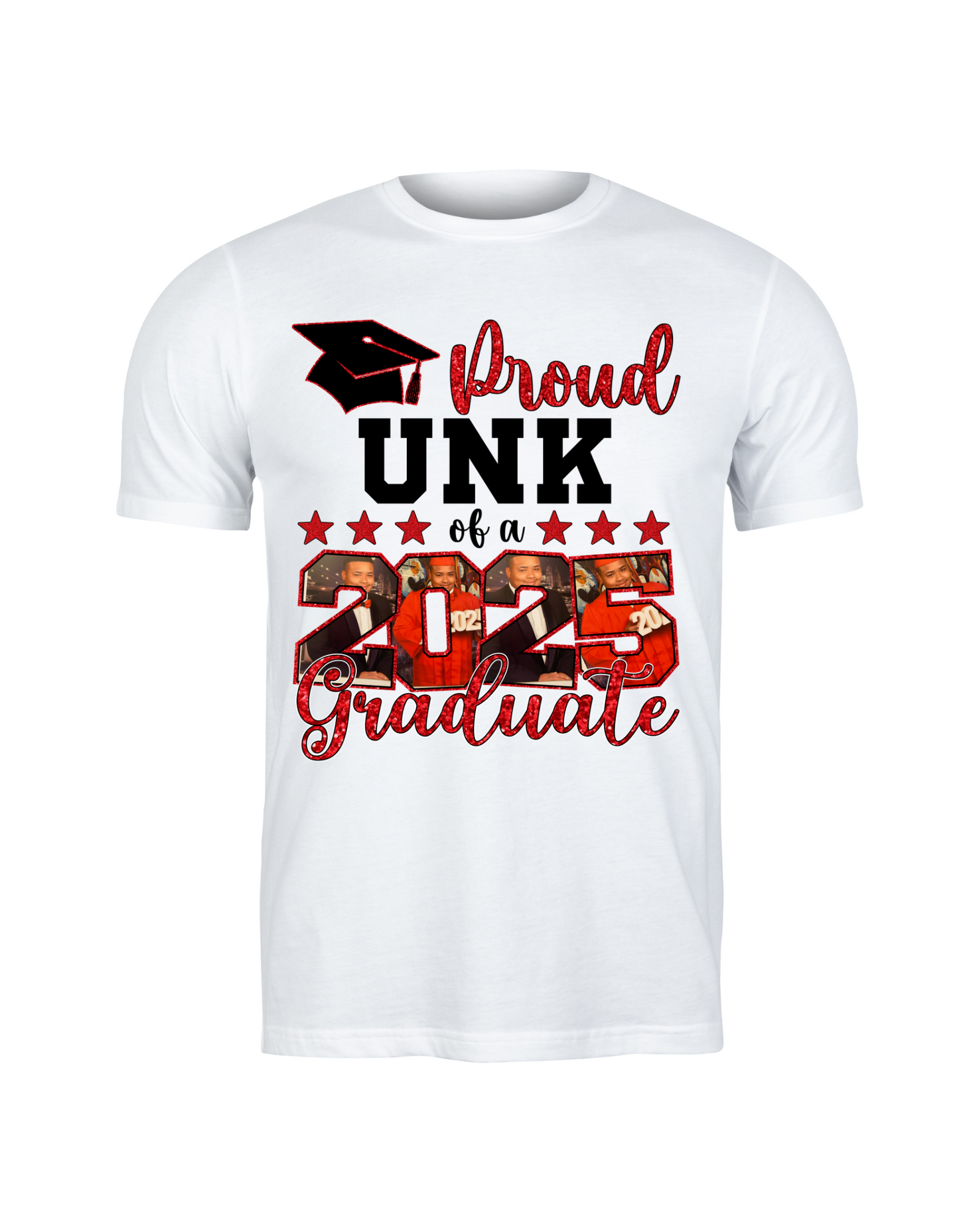 Proud Graduate T-shirt RED
