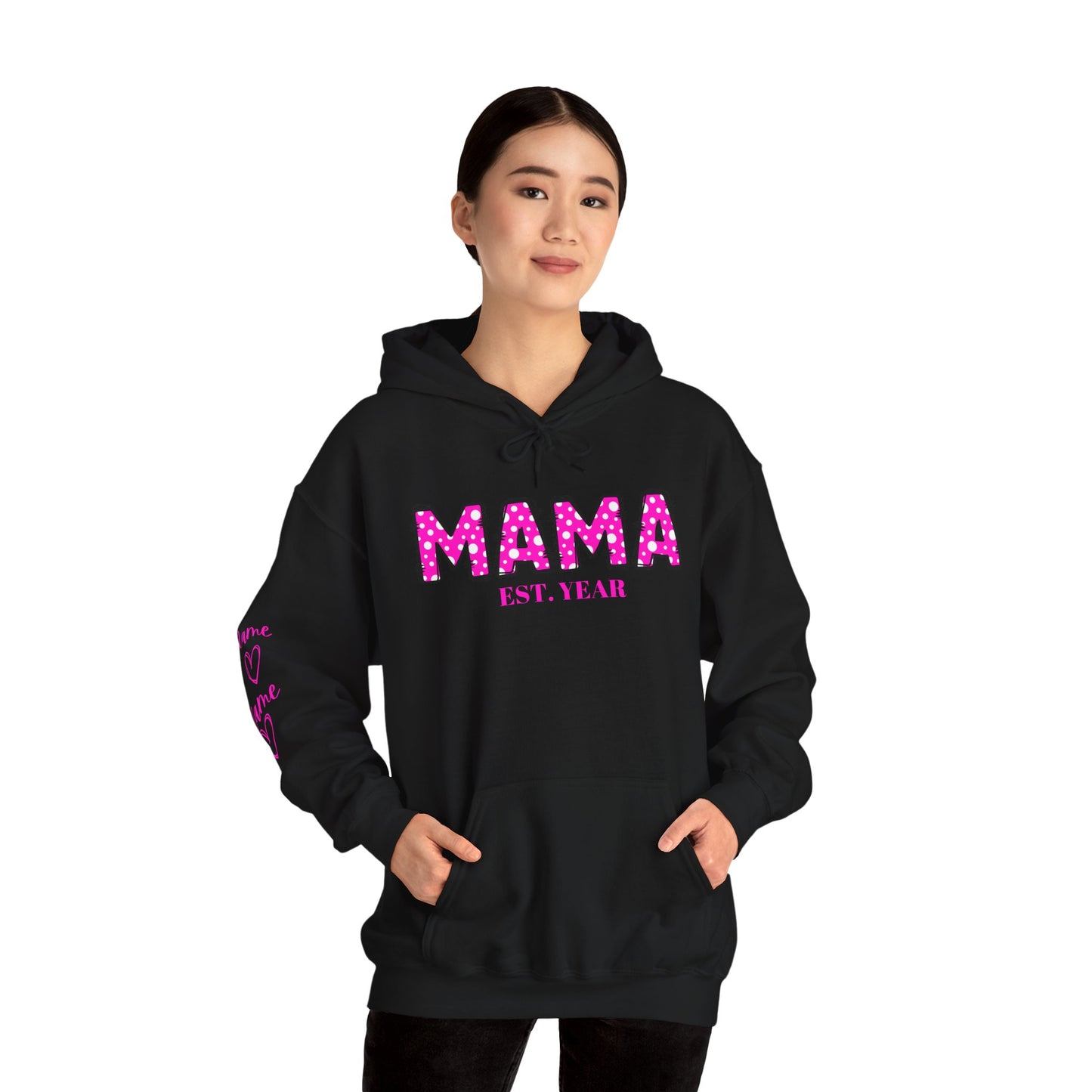 MAMA Pink Hooded Sweatshirt