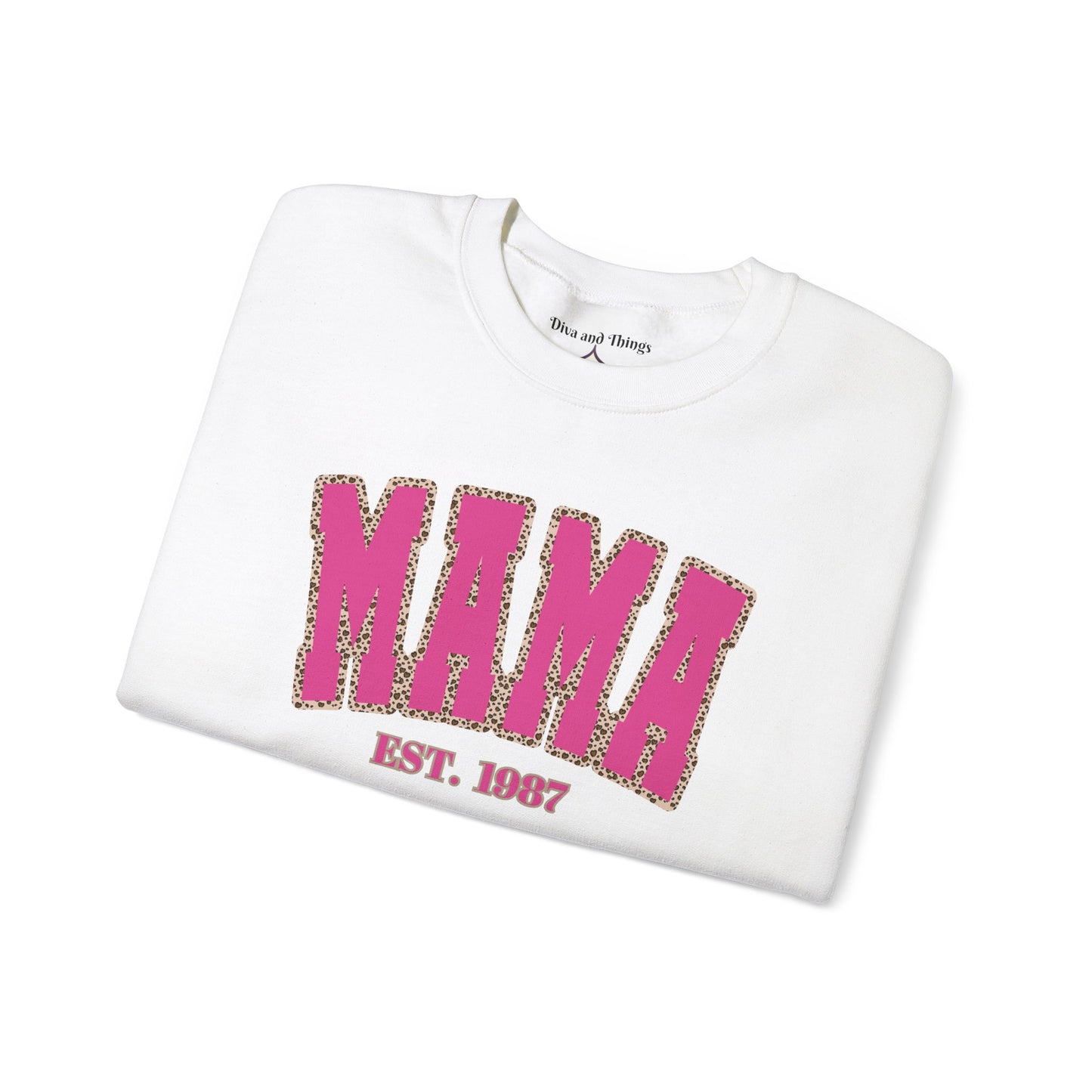 MAMA PINK ANIMAL PRINT™ Crewneck Sweatshirt