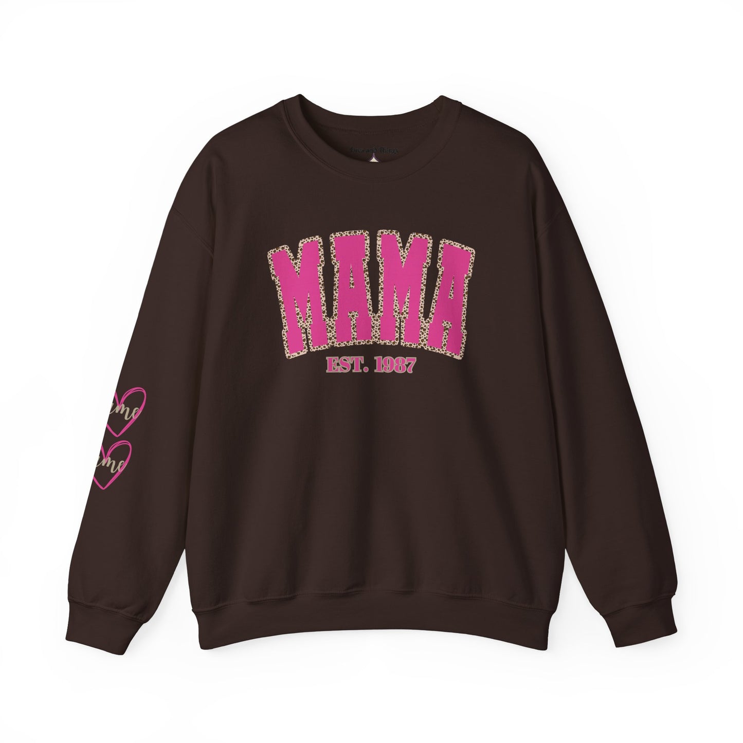 MAMA PINK ANIMAL PRINT™ Crewneck Sweatshirt