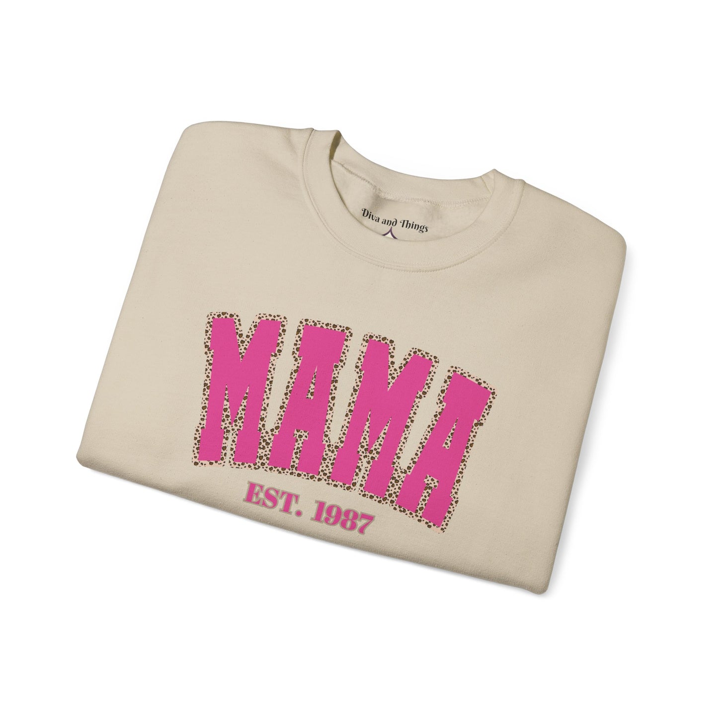 MAMA PINK ANIMAL PRINT™ Crewneck Sweatshirt
