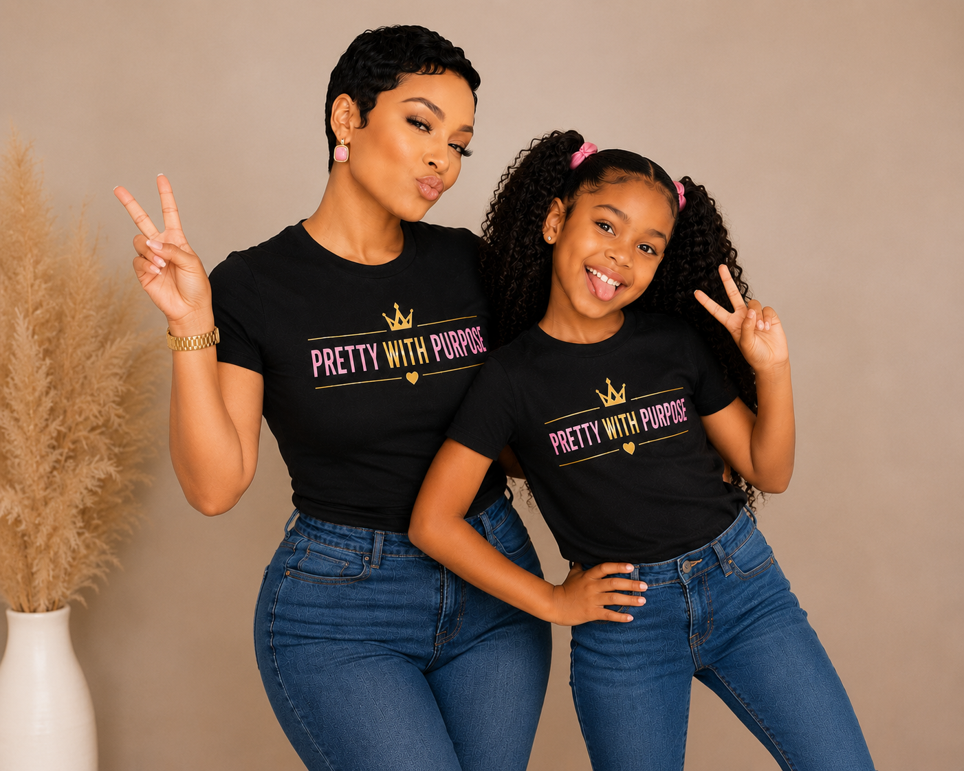 Pretty With Purpose Little Girls Tee