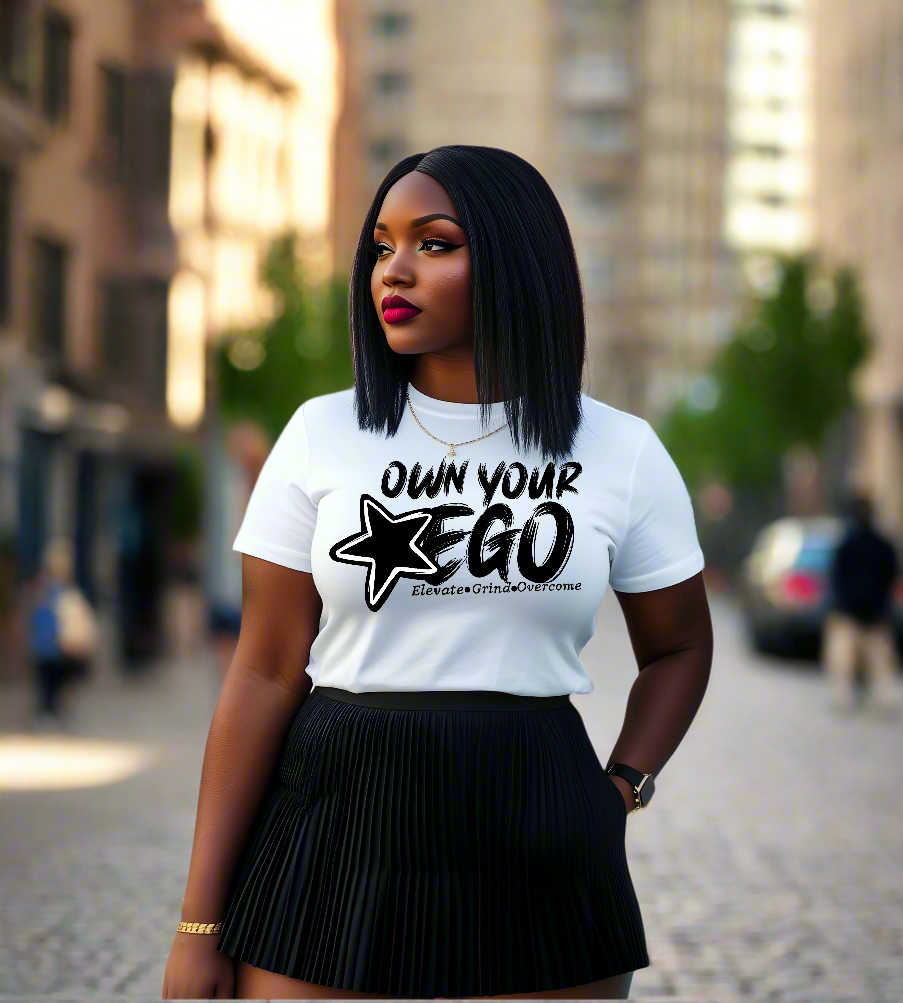 Own Your EGO Tee – White