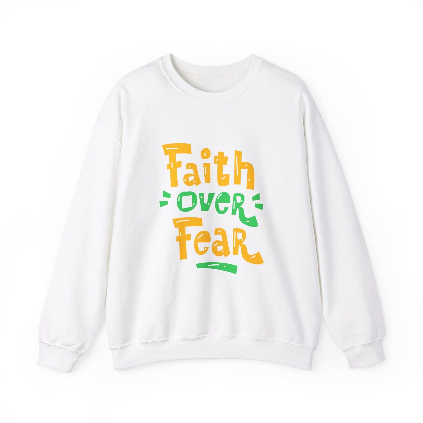 Faith Over Fear Unisex Heavy Blend™ Crewneck Sweatshirt
