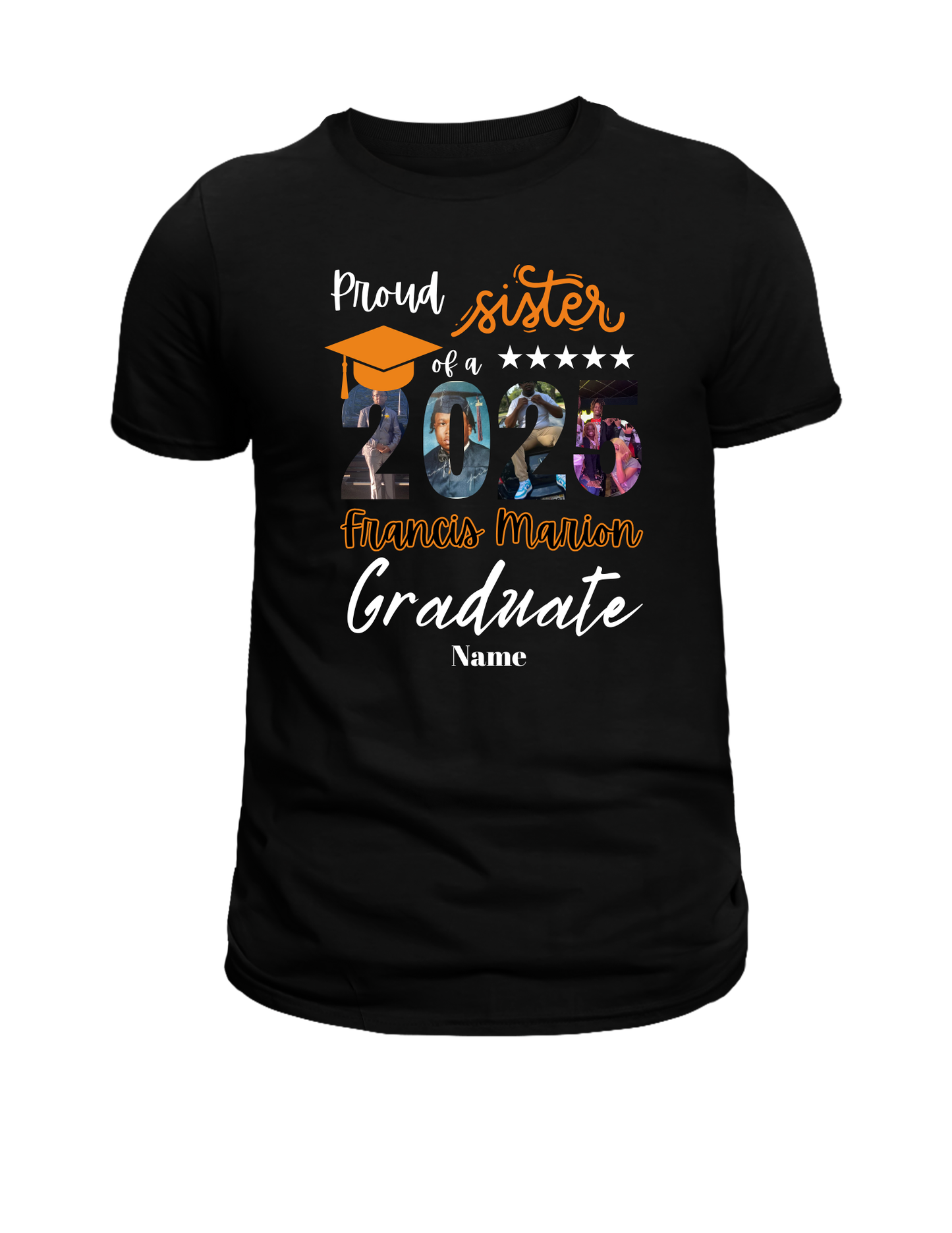 Proud Graduation Tee – Customizable Colors & Personalization