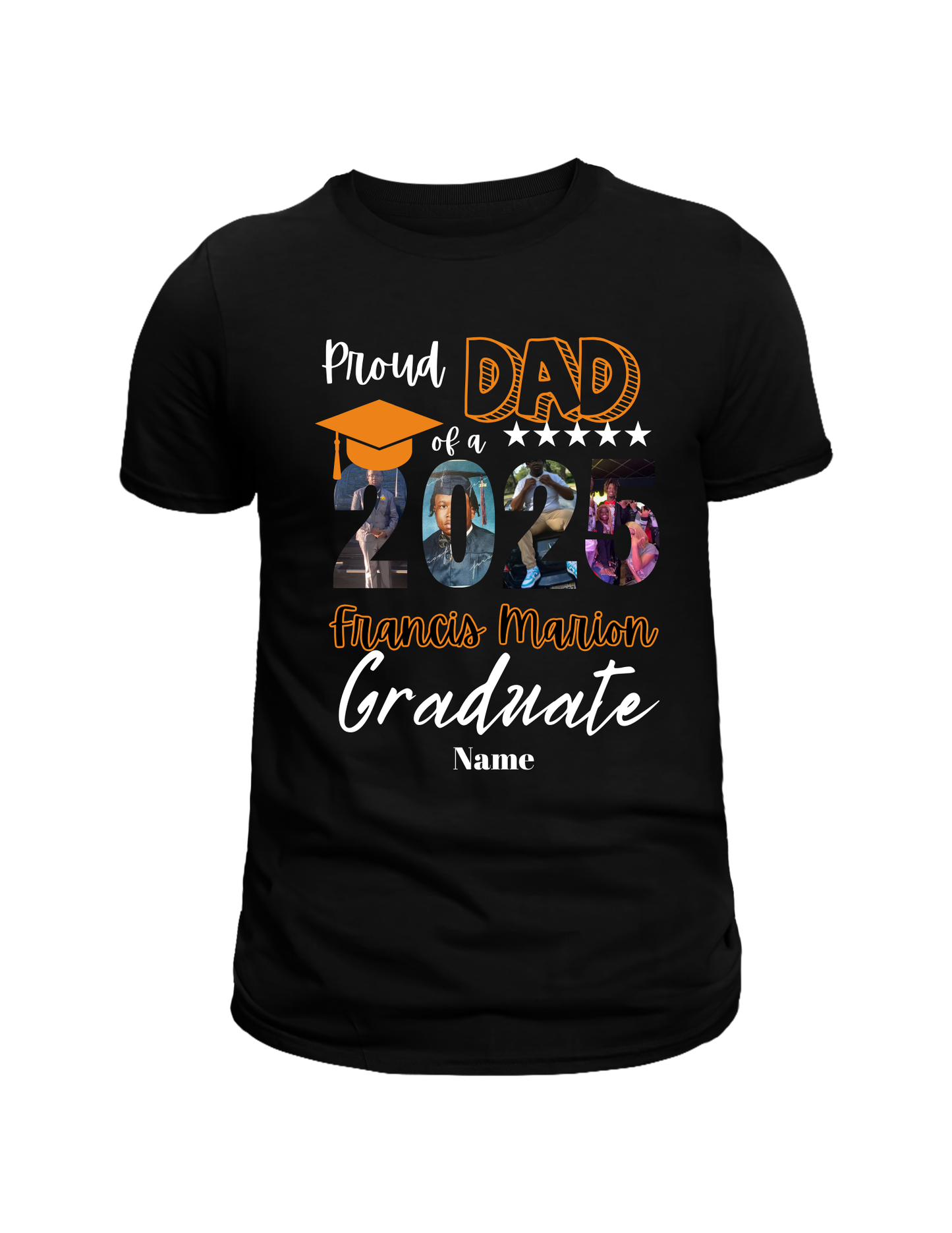 Proud Graduation Tee – Customizable Colors & Personalization