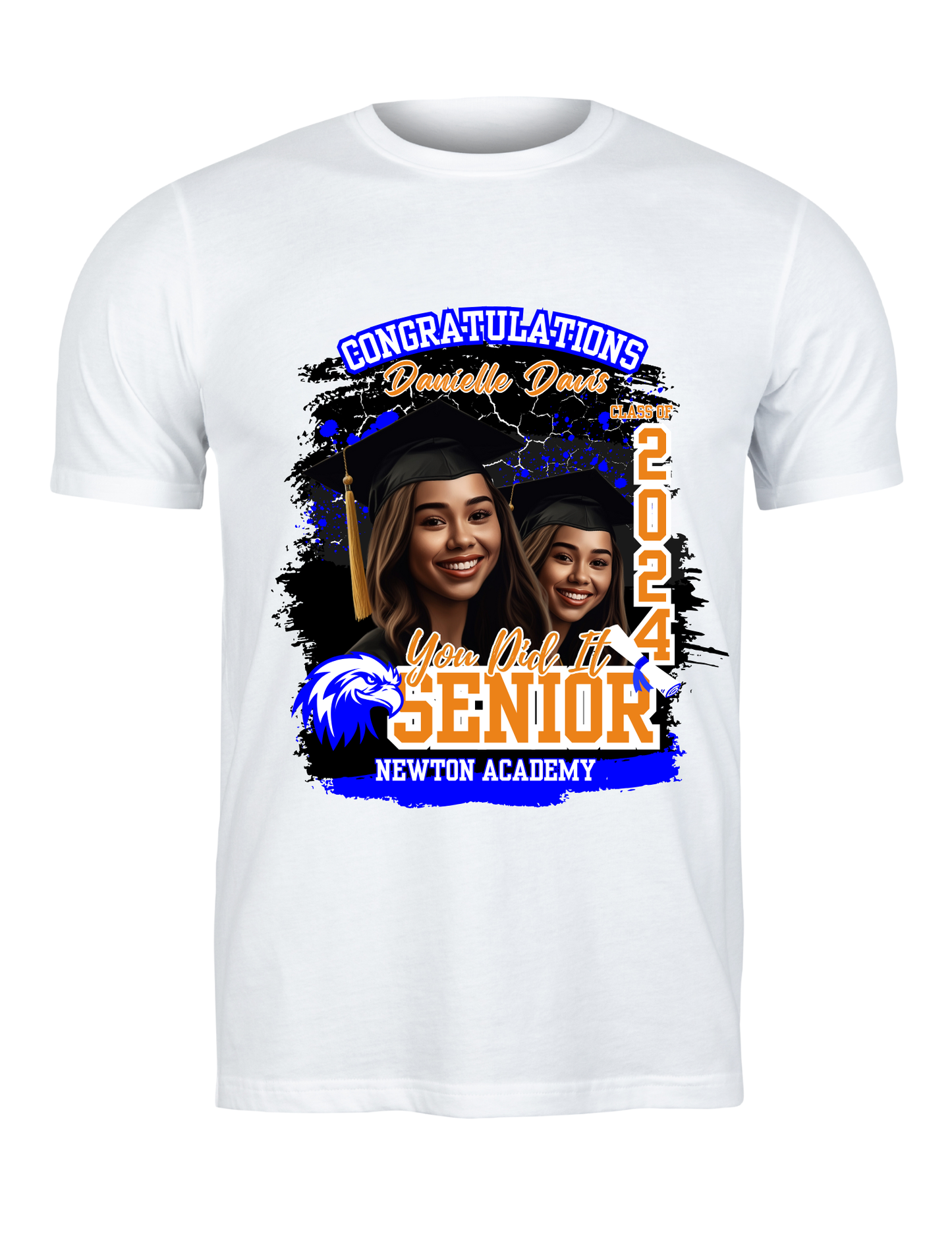 Graduation Celebration Tee – Custom Colors & Photos