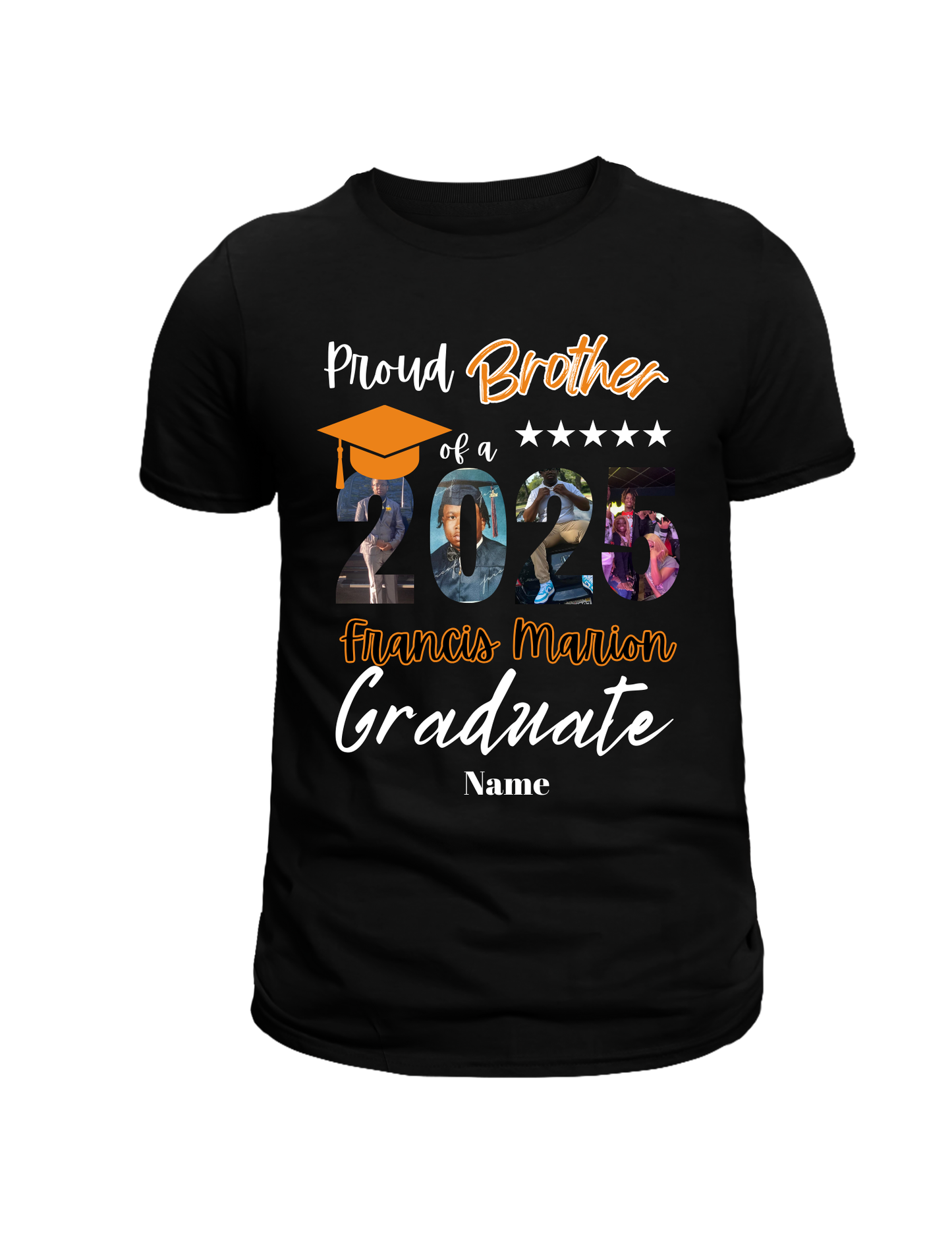 Proud Graduation Tee – Customizable Colors & Personalization
