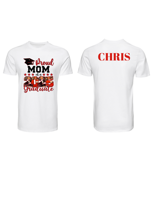 Proud Graduate T-shirt RED