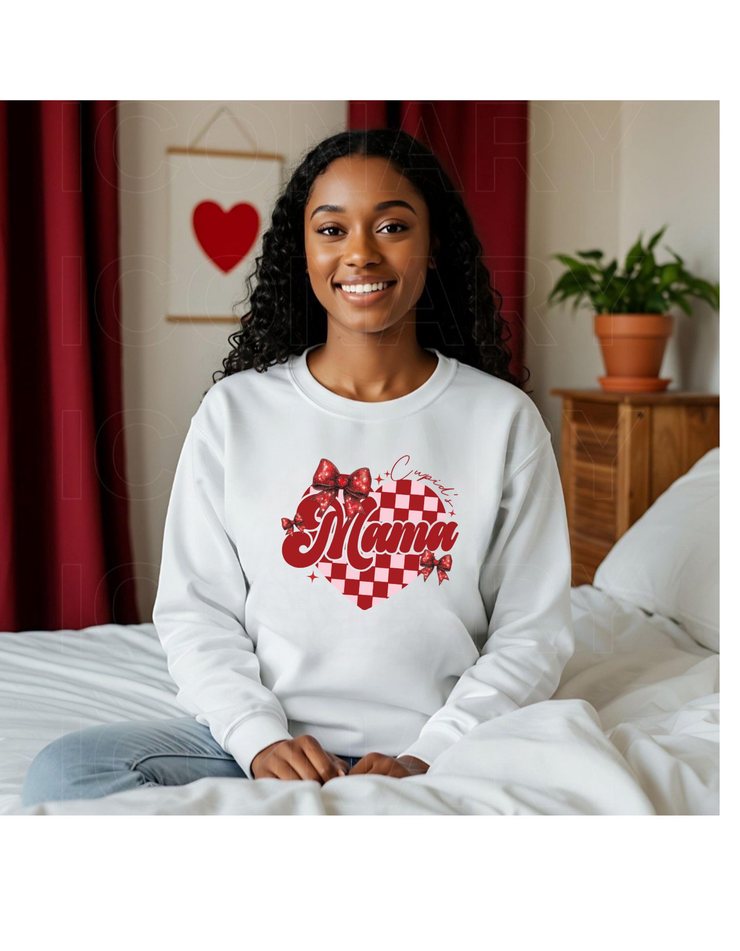 Valentine Mama Crew Neck Sweater