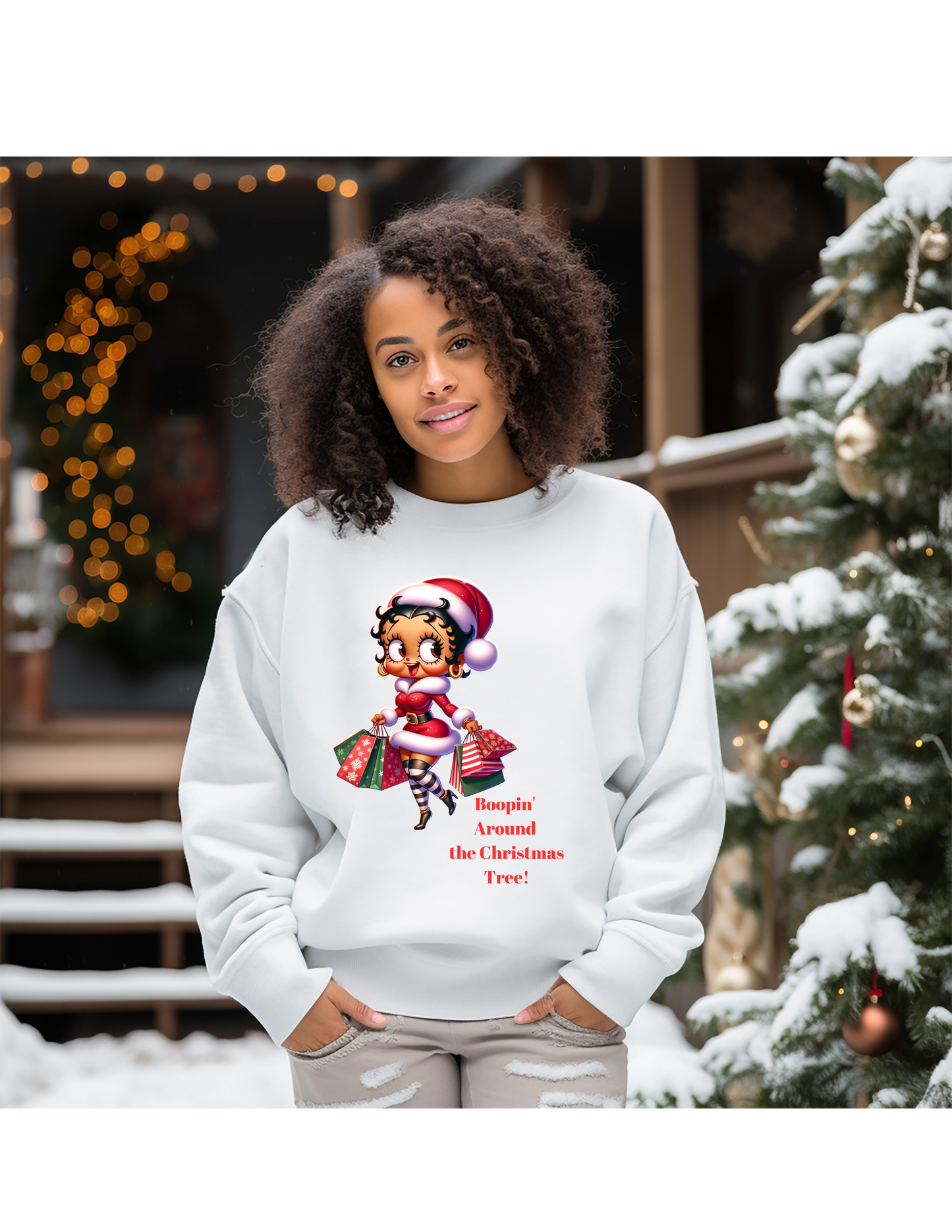 Betty Boop Christmas™ Crewneck Sweatshirt