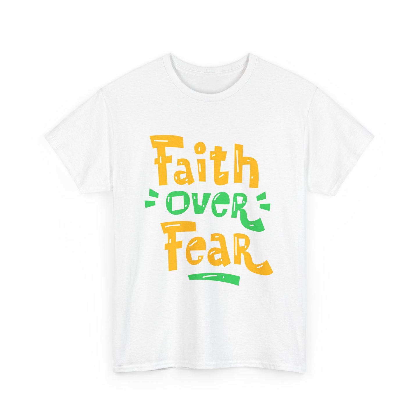 Faith Over Fear Unisex Heavy Cotton Tee