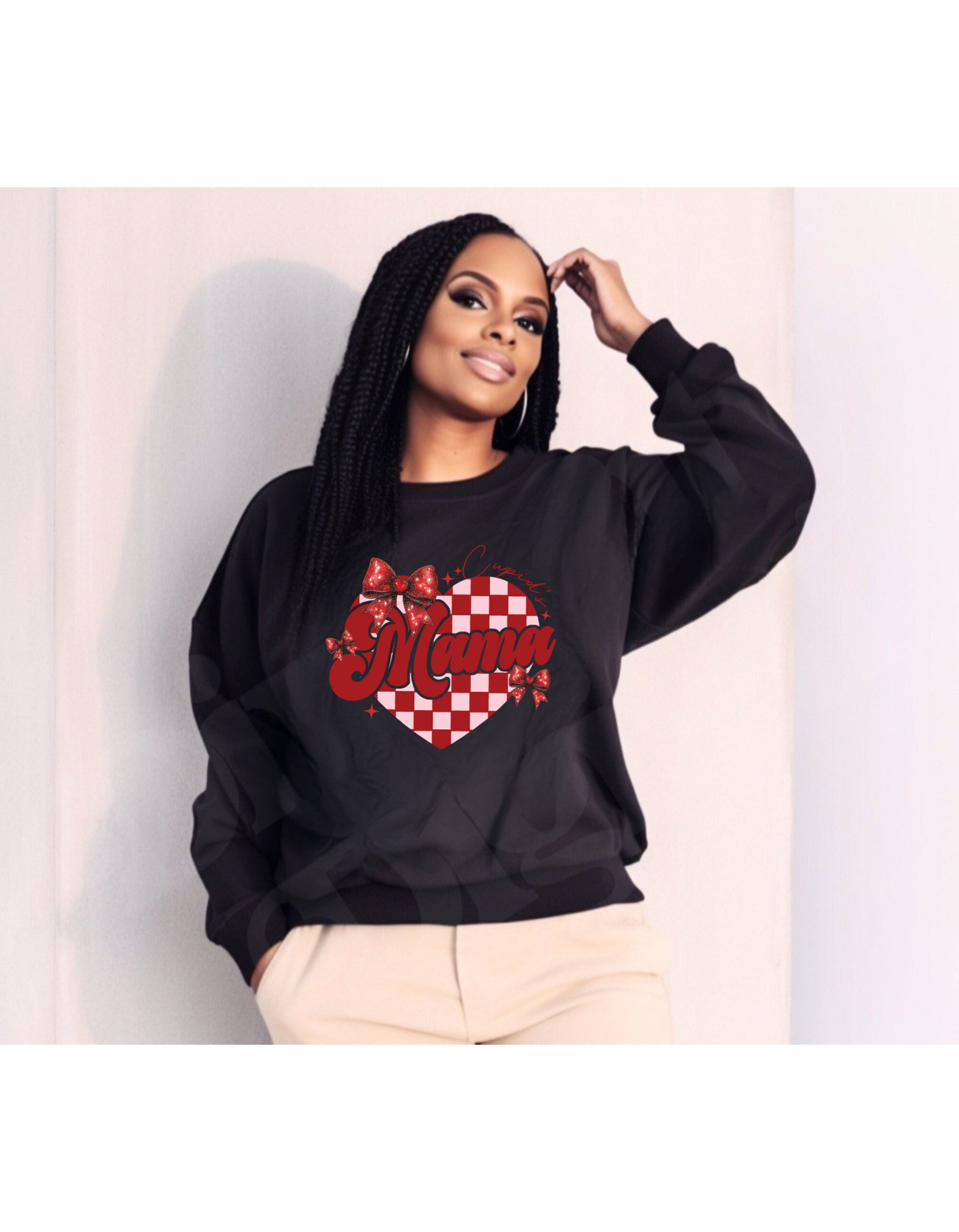 Valentine Mama Crew Neck Sweater