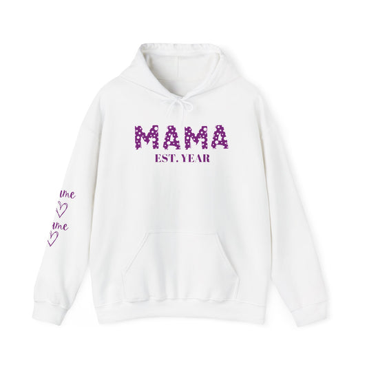 MAMA Purple  Heavy Blend™ Hooded Sweatshirt