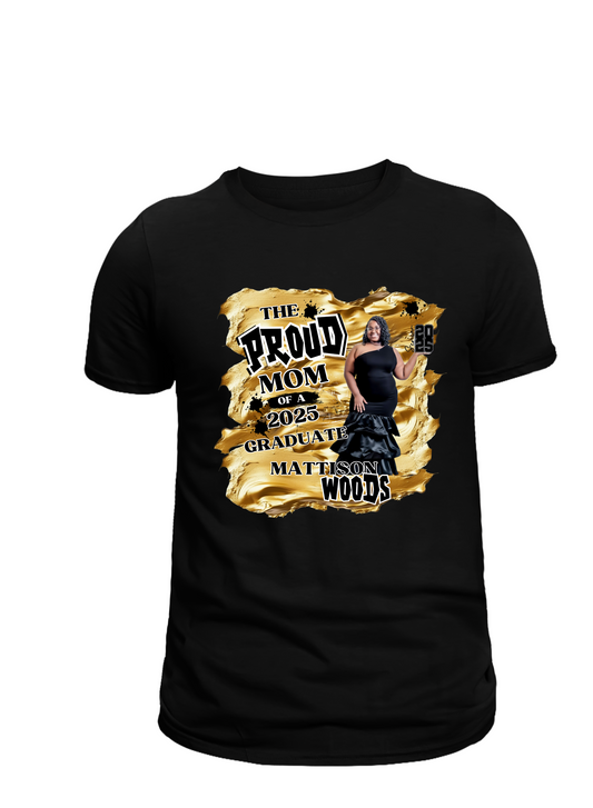 Proud Graduate Tshirt Black