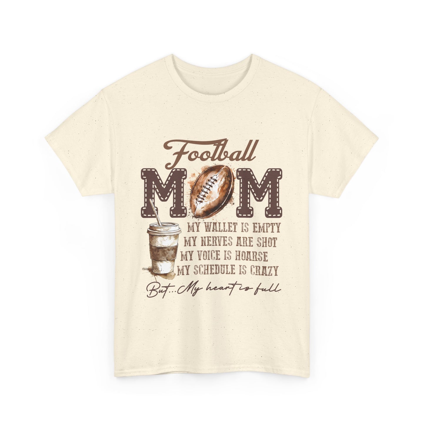 FOOTBALL Mom Cotton Tee