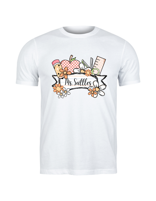 Teacher Pencil Tee