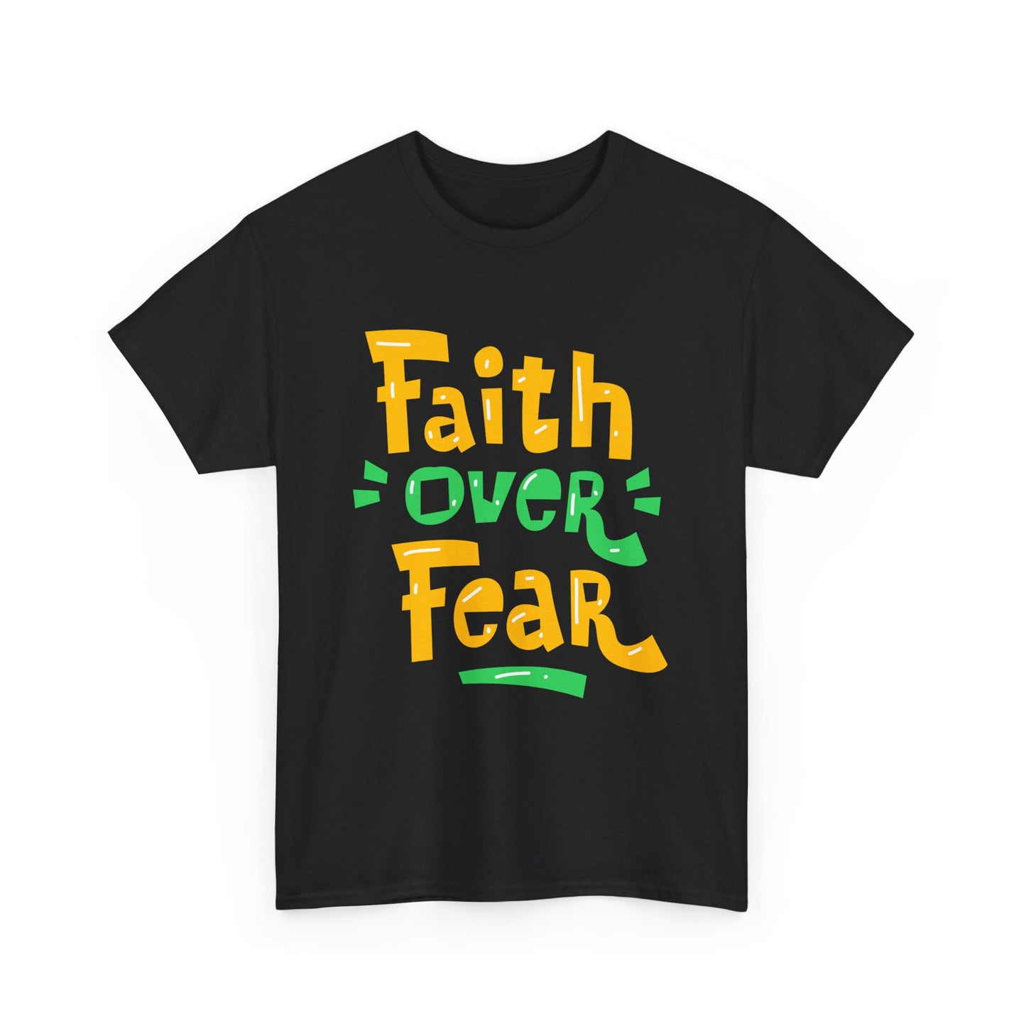 Faith Over Fear Unisex Heavy Cotton Tee