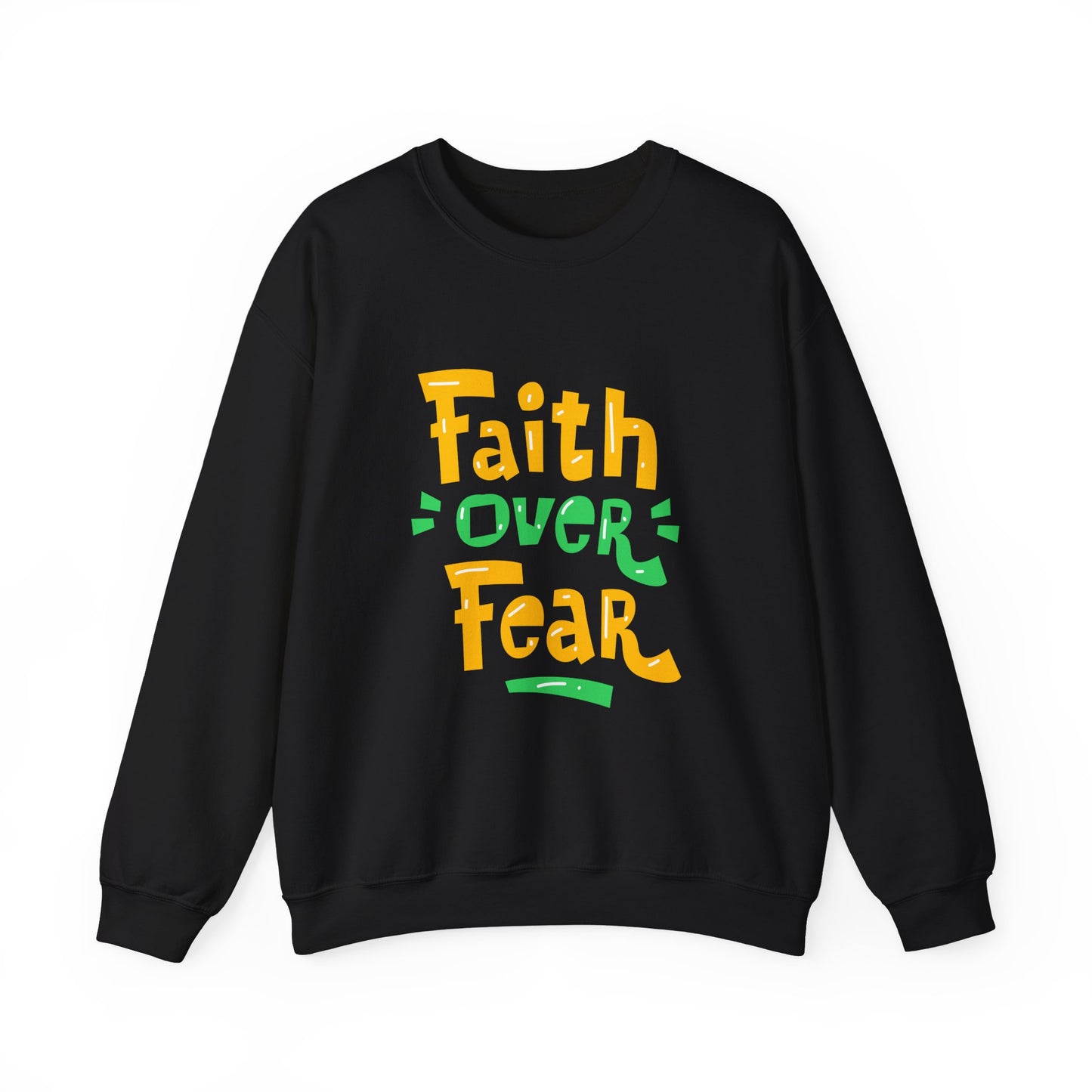 Faith Over Fear Unisex Heavy Blend™ Crewneck Sweatshirt