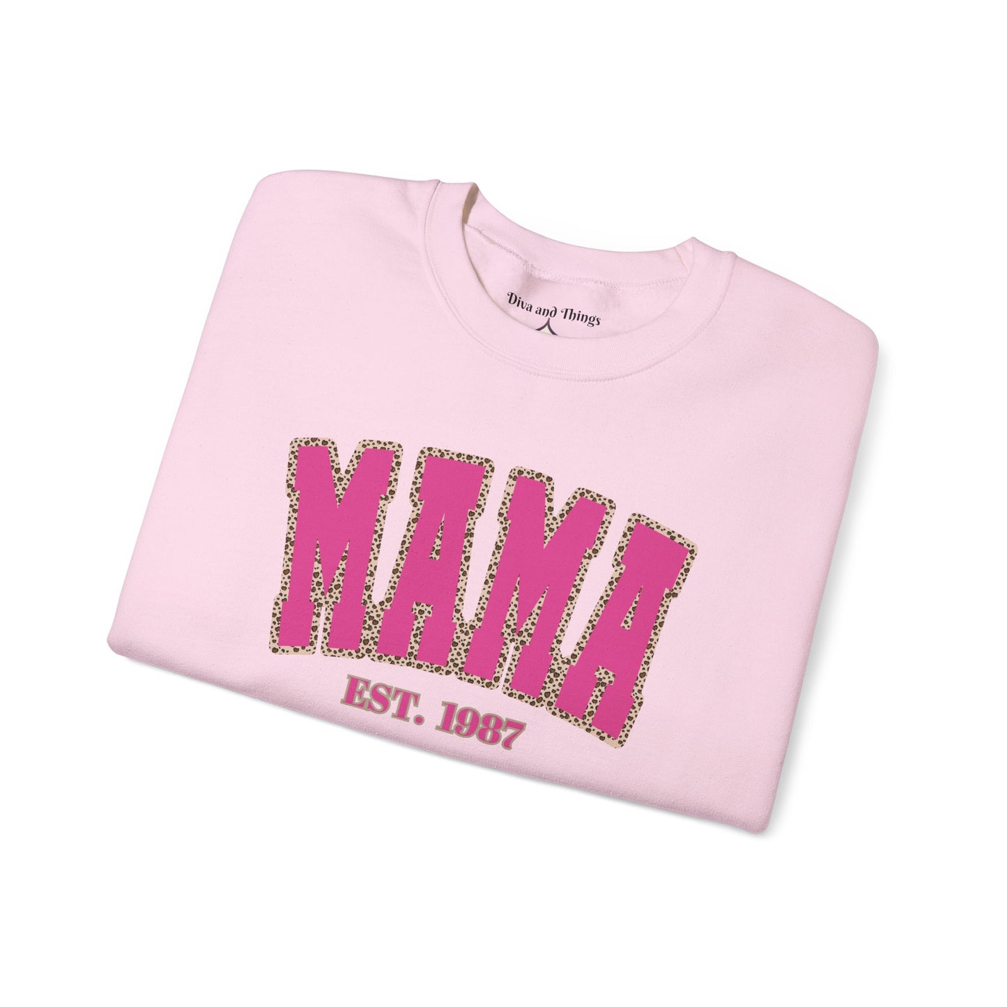 MAMA PINK ANIMAL PRINT™ Crewneck Sweatshirt