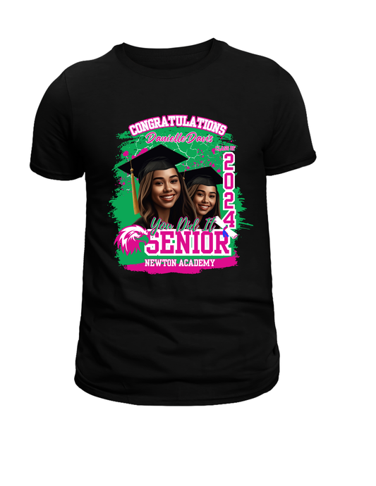 Graduation Celebration Tee – Custom Colors & Photos
