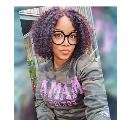 Glitter Camo MAMA Sweater