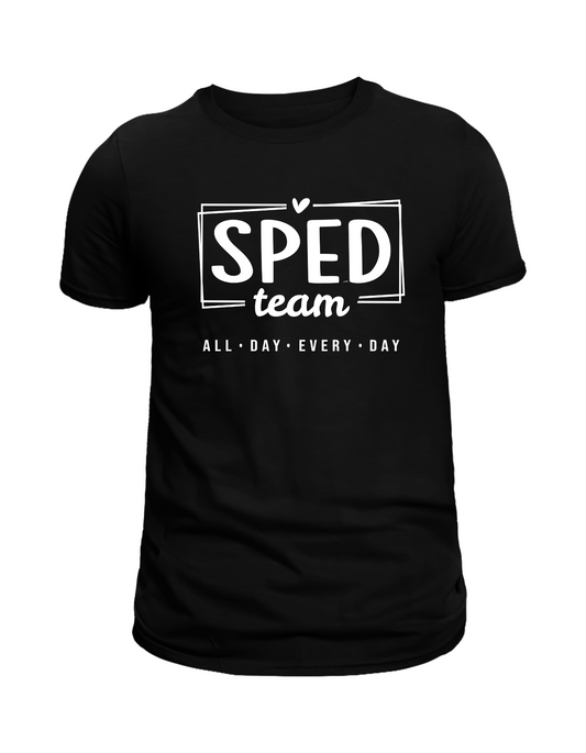 SPED Team black tee
